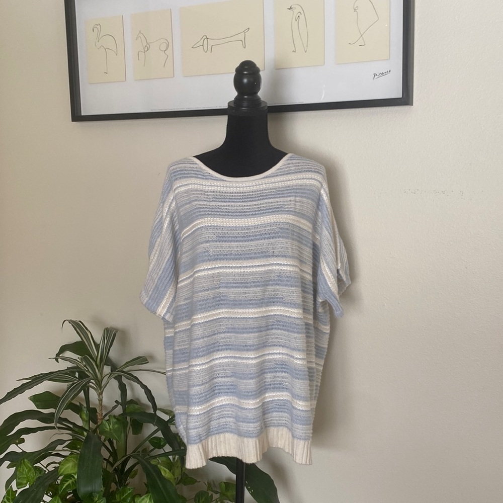 St.John white Chambray Tunic